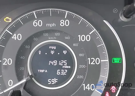 2013 Honda Cr-V Ex из США, поврежденный, VIN 2HKRM4H53DH612124